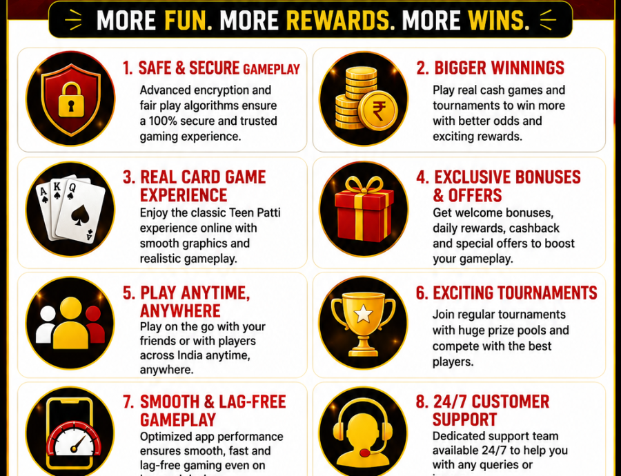 Benefits of Teen Patti Gold Online