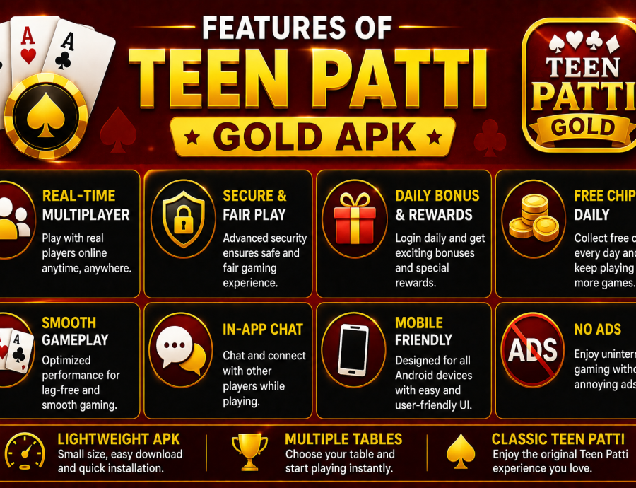 Features of Teen Patti Gold APK